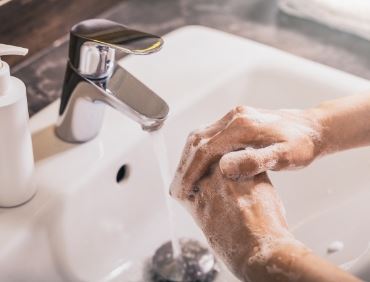 Washing hands